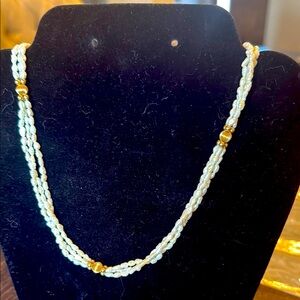 Vintage Rice Pearl Necklace